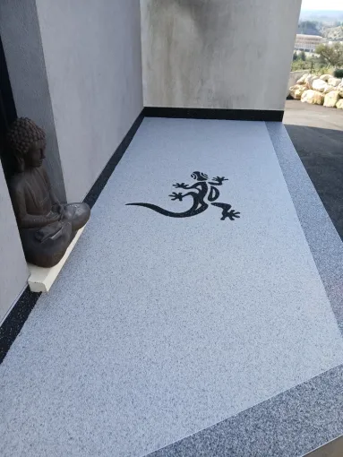 FW.Résine spécialiste de la pose de revêtement en granulats de marbre et des revêtements résines sols et murs à Avignon , Cavaillon, FW.Résine