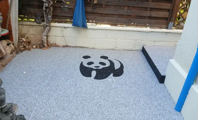 La moquette de pierre est idéale pour un sol intérieur ou extérieur., Cavaillon, FW.Résine