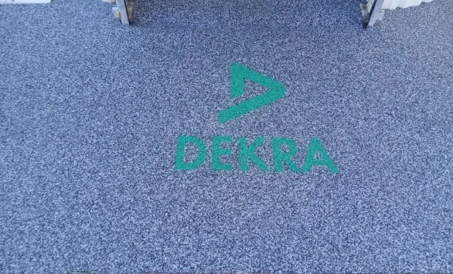 La moquette de pierre est idéale pour un sol intérieur ou extérieur., Cavaillon, FW.Résine