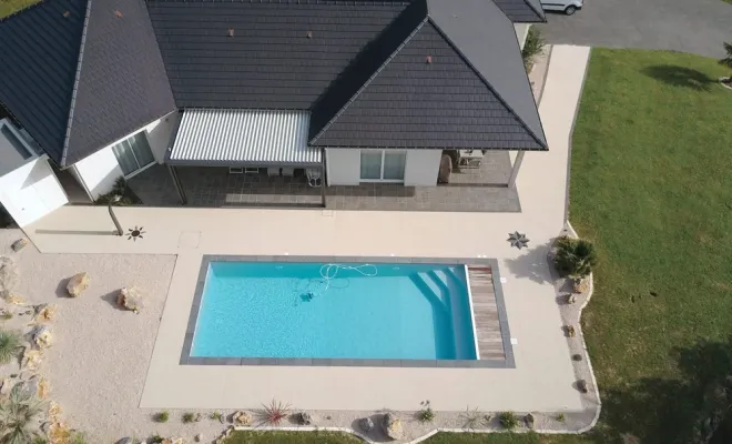 La moquette de pierre est idéale pour un sol intérieur ou extérieur., Cavaillon, FW.Résine