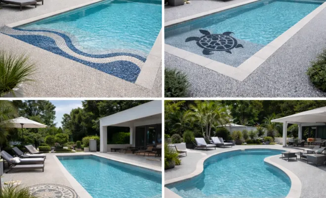 Moquette de pierre drainante extérieur, intérieur.