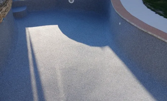 Intérieure piscine en Moquette de pierre