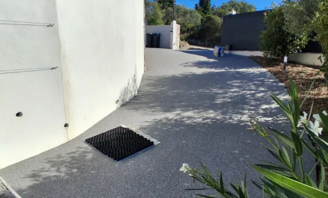 Résine parking et allée 