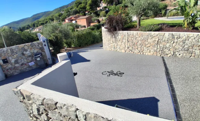 Revêtement de sol moderne résine 